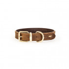 Oxford Leather Collar - Brown