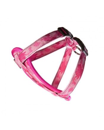 Chest Plate Harness - Pink Camouflage