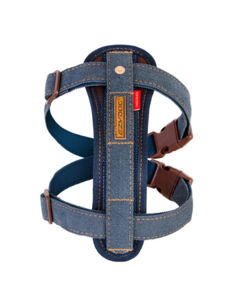 Chest Plate Harness Denim front view